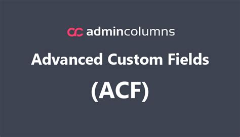 AdminColumns Advanced Custom Fields ACF Integration Gplplace