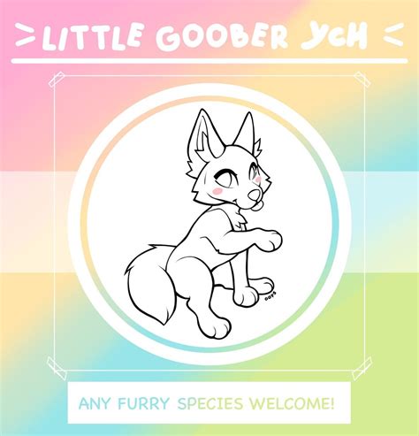 Digital Skrunkly Little Goober Furry Fursona YCH Your - Etsy