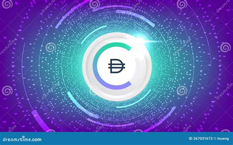 Compound Dai Cdai Coin Cryptocurrency Concept Banner Background Stock