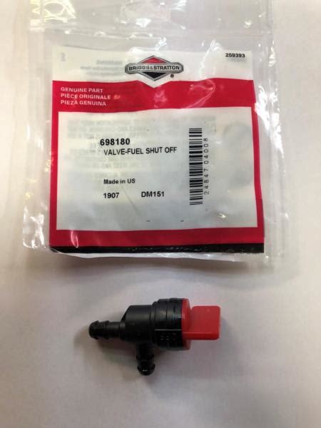 Genuine Oem Briggs And Stratton Part 698180 Fuel Shut Off Valve 698181 494769 Ebay