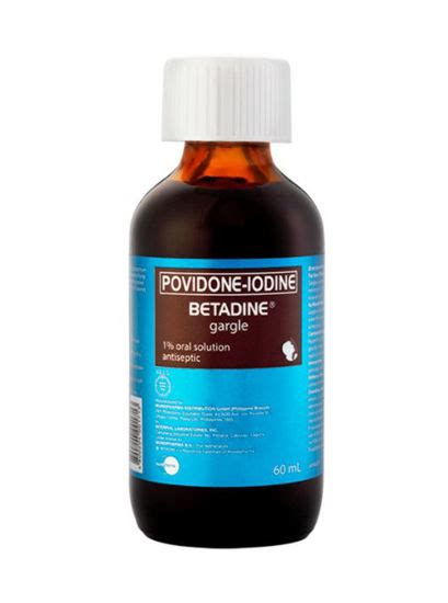 Zap It Betadine Gargle Povidone Iodine