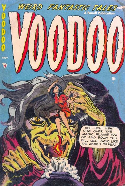 Voodoo V Ajax Farrell Comic Book Plus Comic Books Horror