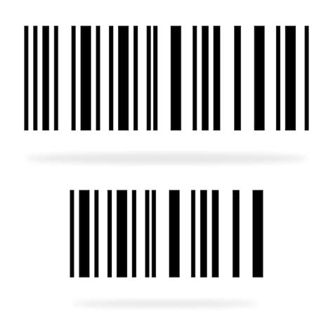 Barcode Barcode Vorlage Vektorillustration1 Premium Vektor