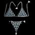 Conjunto Erotico Em Strass Lingerie Sexy Fio Dental Cristais Frete Gr Tis