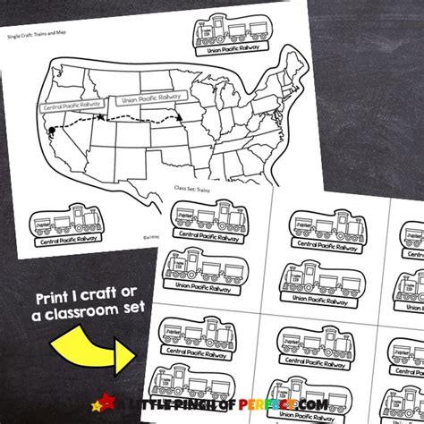 Transcontinental Railroad Map Worksheet