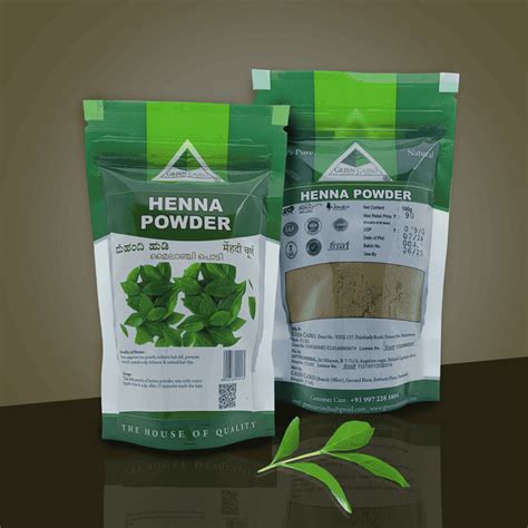 Henna Powder 100g For Hair Improves The Texture Of Your Hair Green Cairo