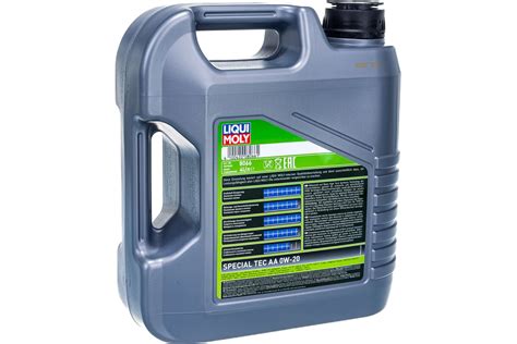 НС синтетическое моторное масло LIQUI MOLY Special Tec AA 0W 20 4л 8066