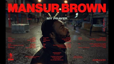 Mansur Brown My Prayer Official Video YouTube Music