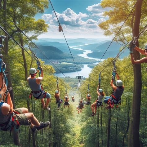 Unleash Your Inner Daredevil Ziplining In The Poconos