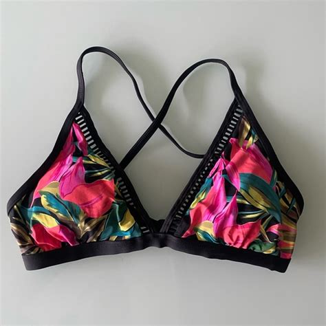 Skye Swimwear Swim Castaway Tropical Triangle Bikini Top Poshmark