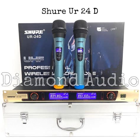 Jual Mic Wireless Shure Ur D Uhf Handheld Microphone Ur D Free