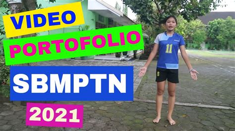 Video Portofolio Olahraga Sbmptn 2021 Voli Youtube