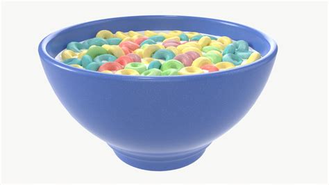 ArtStation - Bowl of Colored Cheerios with Milk | Resources