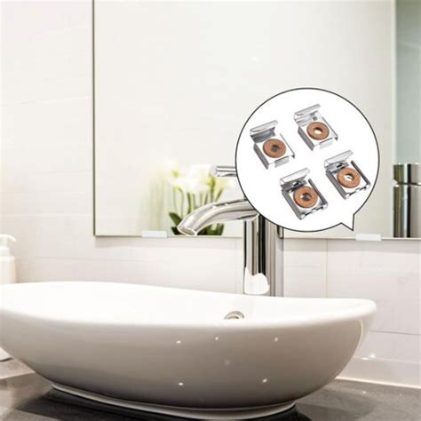 Easy To Use Wide Channel Mirror Clips Suitable For Picture Hangers Set