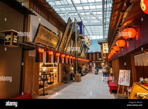 Restaurants at Haneda Airport International Terminal in Japan Stock ...