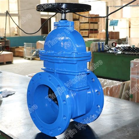 Din F F Awwa C C Rubber Mud Gate Valves Inside Screw And