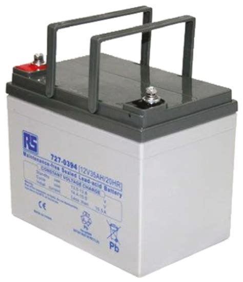 Rs Pro Rs Pro 12v Sealed Lead Acid Battery 35ah 727 0394 Rs