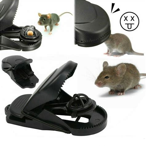 6pcs Mouse Traps Heavy Duty Snap Mouse Trap Easy Catcher Mice Kit