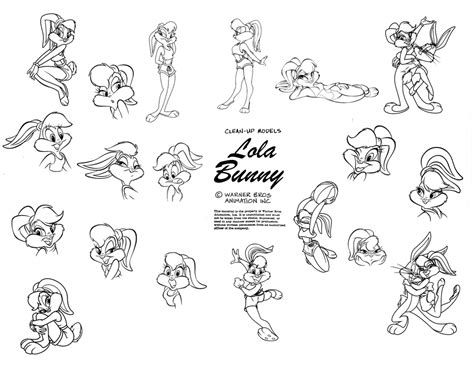 Lola Bunny Model Sheet Ver 3 By Guibor On Deviantart