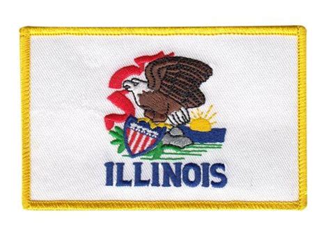 Illinois State Flag Patch - 20% Off