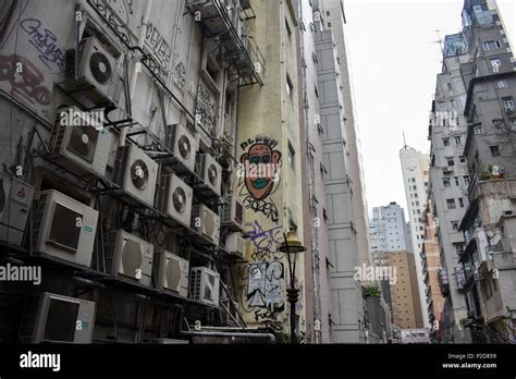 Graffiti In The Streets Of Hong Kong During Day Time Stock Photo Alamy