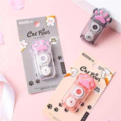 Cat Paw Correction Tape Kawaii Pen Shop