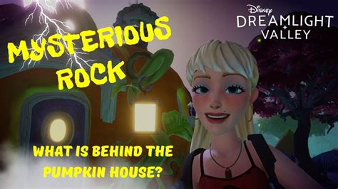 A Mysterious Rock Pumpkin House Disney Dreamlight Valley