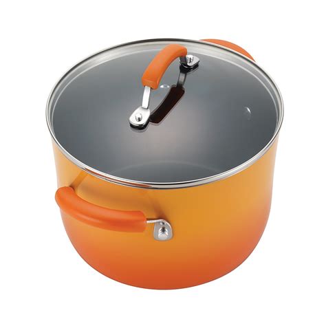 Best Buy Rachael Ray Classic Brights 6 Quart Stockpot With Lid Orange