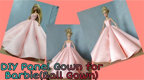 Printable Barbie Gown Pattern