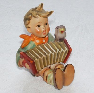 Vintage Goebel Hummel Let S Sing Figurine With Label High