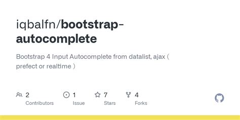 Github Iqbalfn Bootstrap Autocomplete Bootstrap Input Autocomplete