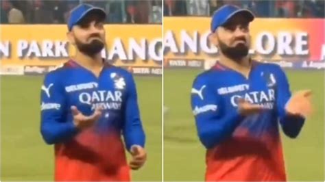 Virat Kohli S Priceless Gesture As He Spots Anushka Sharma Sparks Loud