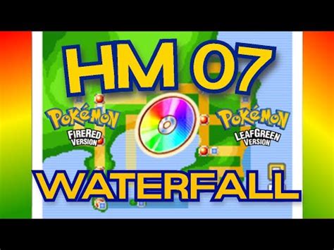 How To Get Hm Waterfall In Pokemon Fire Red Leaf Green Youtube