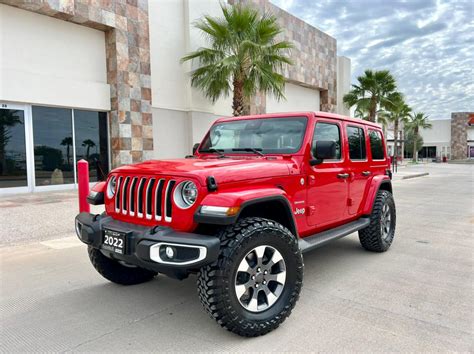 Jeep Wrangler Sahara 2022 Rojo Jm Automotriz