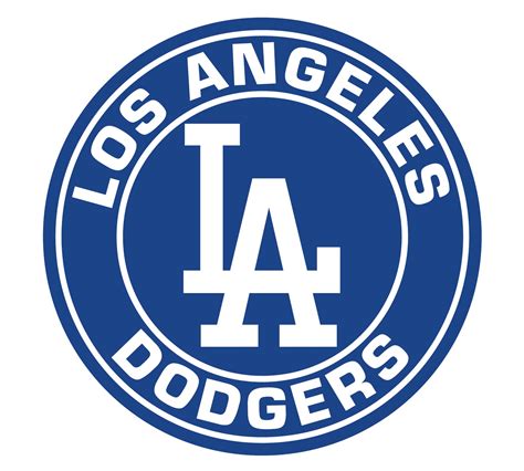 Los Angeles Dodgers La Circle Logo Vinyl Decal Sticker 10 Etsy