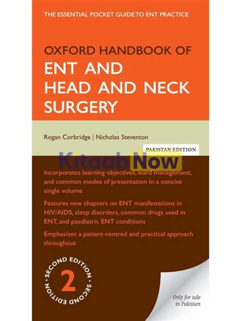 Oxford Handbook Of Ent And Head And Neck Surgery 2nd Edition Kitaabnow