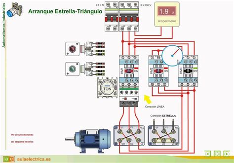 Diagrama Arranque Estrella Delta Motor Trifasico Arranque Es