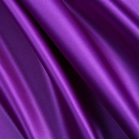 Classique Violet Duchesse Matt Satin Bloomsbury Square Dressmaking Fabric