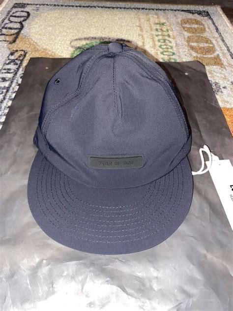 Fear Of God Fear Of God Essentials Hat Jet Black Grailed