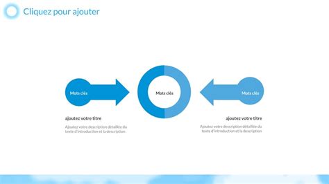 Mod Le Pr Sentation Diagramme Bleu Et Blanc Exemples Powerpoint