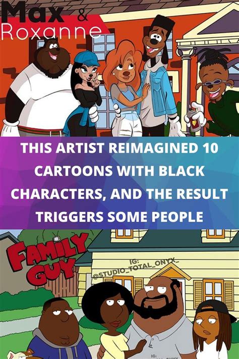 This Artist Reimagined Cartoons With Black Characters And The Result