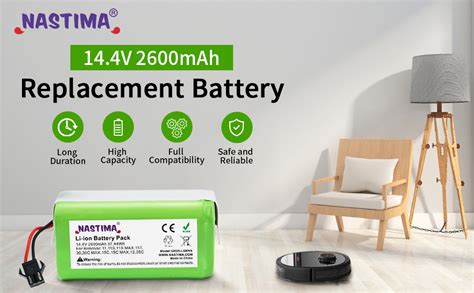 Amazon Nastima V Mah Li Ion Battery Replacement Compatible