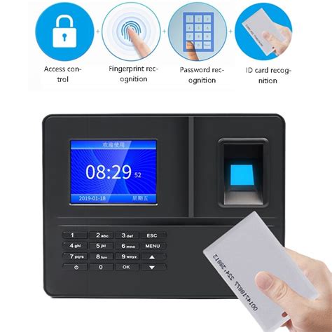 Aaaj Fingerprint Attendance Machine Lcd Display Us Grandado