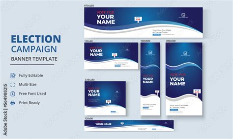 Election Campaign Banner Template Political Campaign Banner Template