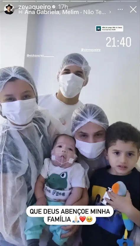 Zé Vaqueiro mostra encontro de seu bebê especial os irmãos