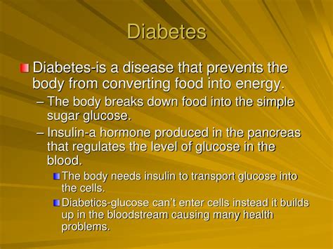 Ppt Diabetes Powerpoint Presentation Free Download Id2948853