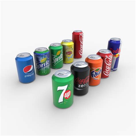 Soda Cans Pbr Cgtrader