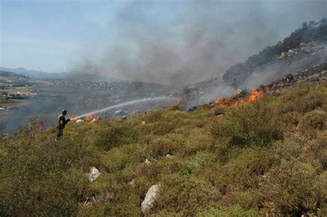 Forest fires blaze in north Israel after rockets launched from Lebanon ...