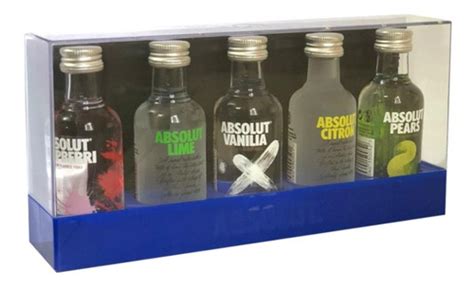 Kit Mini Absolut 5 Sabor 50ml Original Frete grátis