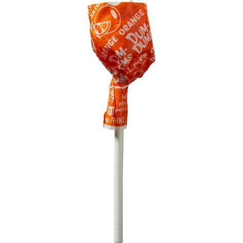 Orange Dum Dums Lollipops 80pc Party City